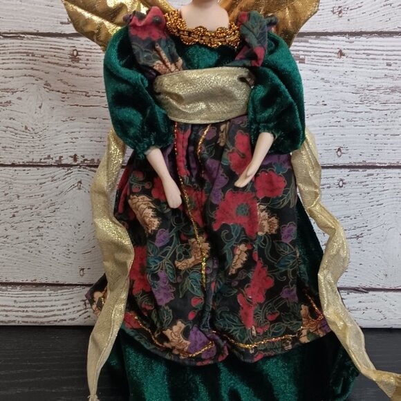 Vintage 12' Angel Tree Topper Christmas Ornament - Picture 2 of 5